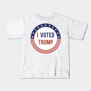 I Voted Trump Kids T-Shirt